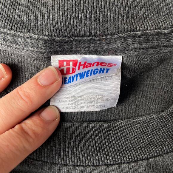 90s Vintage Hanes Snake Graphic XL Thrashed - Picture 3 of 7